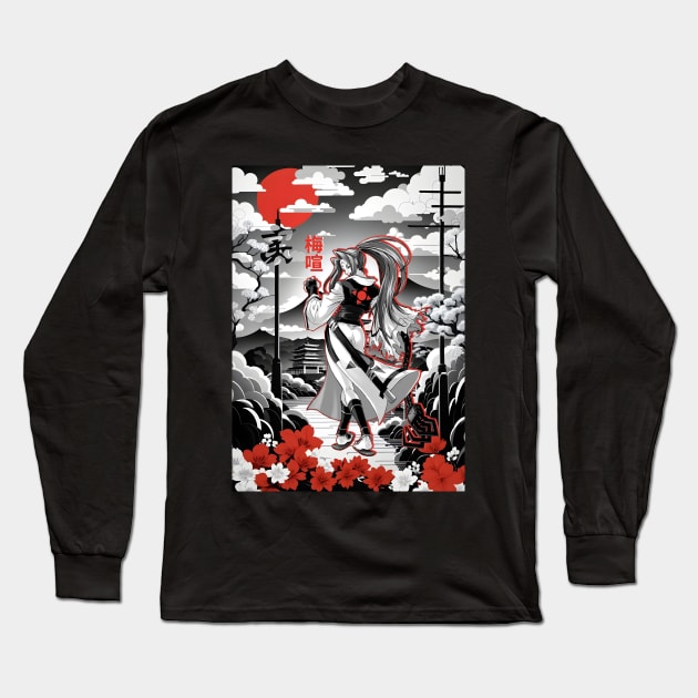 Baiken - Guilty gear Long Sleeve T-Shirt by NekerArt